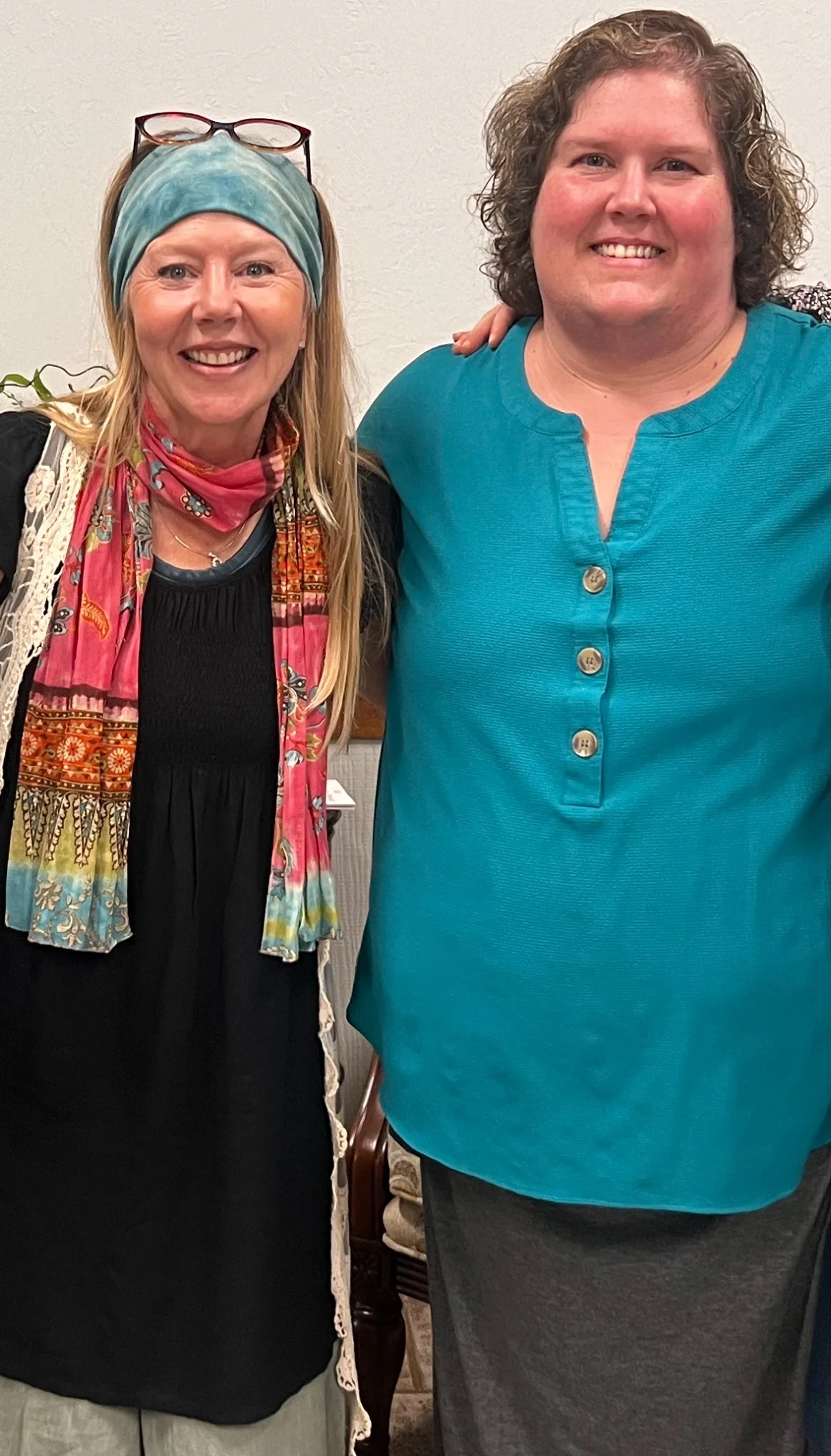 Me with our oldest son’s birth mom Cindy at a recent book signing for Gideon’s Book , a story that honors birth mothers, calling them heroes.